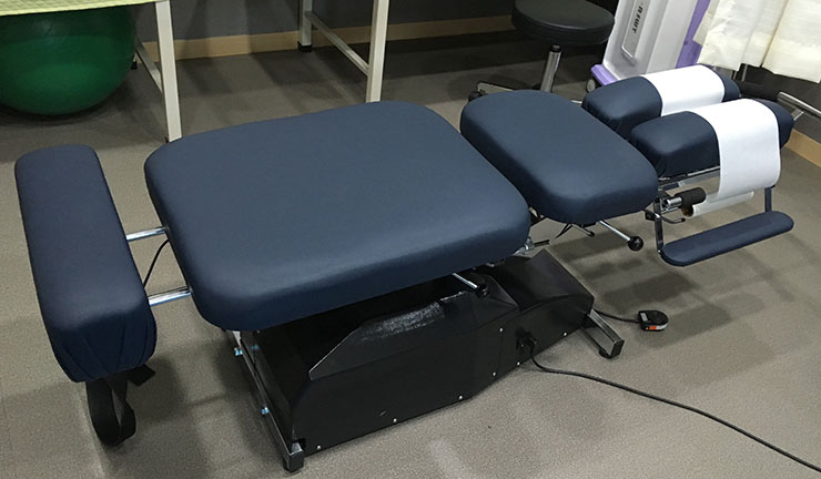 Sacramento Auto Accident Injury Chiropractic's examination room