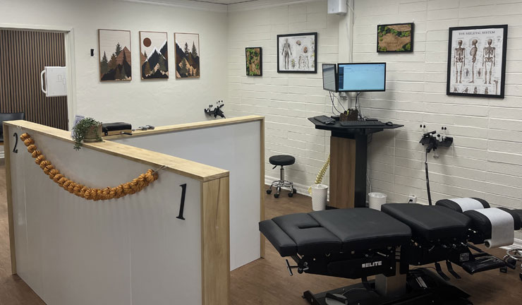 Sacramento Auto Accident Injury Chiropractic's examination room