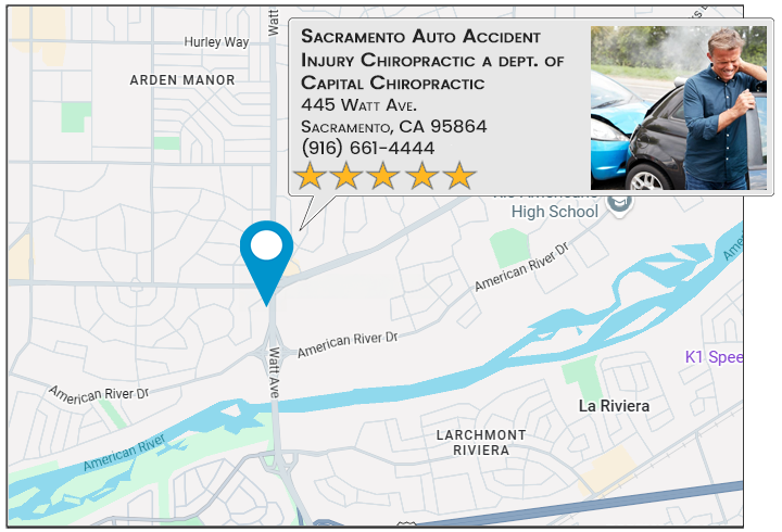 Sacramento Auto Accident Injury Chiropractic on googlemap