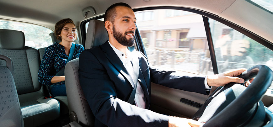 auto accident injury patient being transported to chiropractor appointment for free