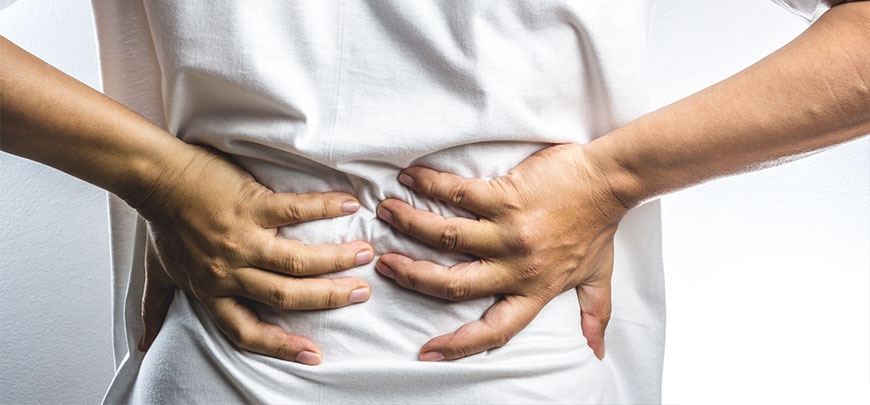 patient needing back pain treatment in Sacramento after a car accident