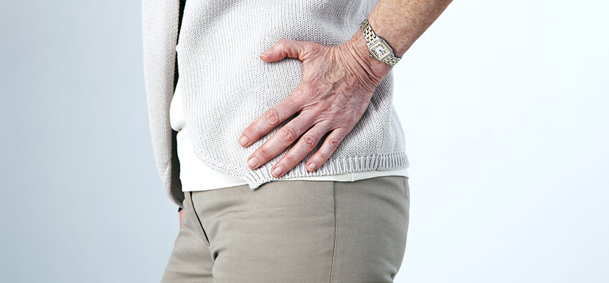 patient needing hip pain treatment in Sacramento after a car accident