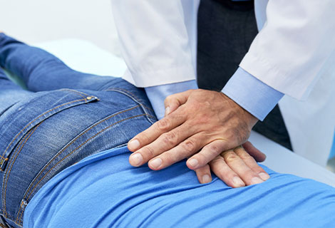 patient needing auto accident injury treatments in Sacramento with diversified technique
